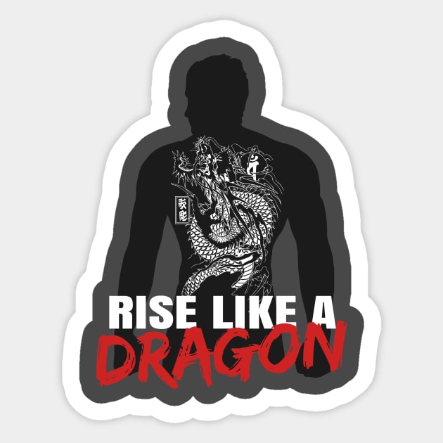 Rise Like A Dragon Sticker by YakuzaFan